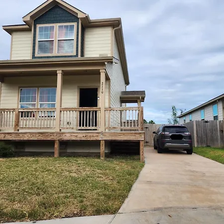 Spacious Villa Close To The Beach, 10 Sleeps Galveston Exterior foto